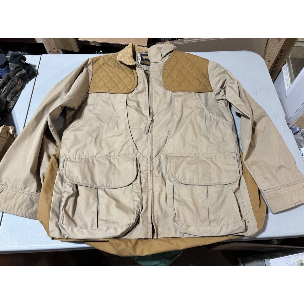 GAMEHIDE ROYAL FLUSH KHAKI HUNTING JACKET PADDED &‎ MULTIPLE POCKETS MEN Medium